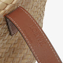 Loewe Neutral/Brown Raffia Basket Bag