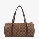 Louis Vuitton Papillon 30 Damier Ebene Canvas Handbag