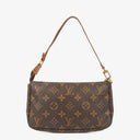 Louis Vuitton Pochette Accessoires Monogram Canvas Clutch Handbag