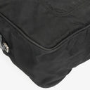 Prada Black Tessuto and Saffiano Leather Shoulder Bag