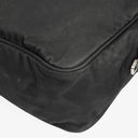Prada Black Tessuto and Saffiano Leather Shoulder Bag