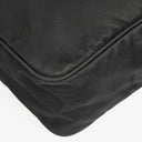 Prada Black Tessuto and Saffiano Leather Shoulder Bag