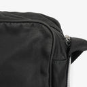 Prada Black Tessuto and Saffiano Leather Shoulder Bag