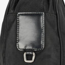 Prada Black Tessuto and Saffiano Leather Shoulder Bag