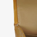 Chanel Double Flap Bag Yellow Quilted Patent Leather With Silver-Tone Hardware