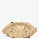Loewe Neutral/Brown Raffia Basket Bag
