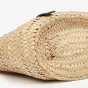 Loewe Neutral/Brown Raffia Basket Bag