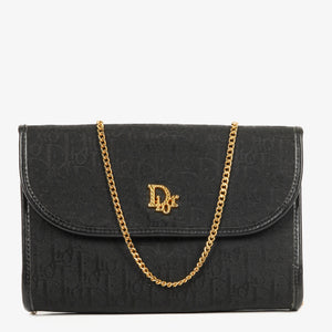Dior Trotter Chain Black Shoulder Bag