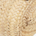 Loewe Neutral/Brown Raffia Basket Bag