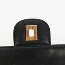 Chanel Medium Vintage Classic Double Flap Bag in Quilted Black Lambskin with 24K Gold-Plated Hardware