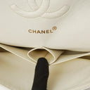 Chanel Medium Classic Quilted Lambskin Double Flap Bag With 24K Gold-Plated Hardware