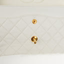 Chanel Medium Classic Quilted Lambskin Double Flap Bag With 24K Gold-Plated Hardware