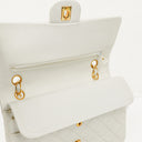 Chanel Medium Classic Quilted Lambskin Double Flap Bag With 24K Gold-Plated Hardware