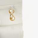 Chanel Medium Classic Quilted Lambskin Double Flap Bag With 24K Gold-Plated Hardware