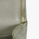 Chanel Classic Metallic Green Quilted Lambskin Jumbo Double Flap Bag
