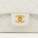 Chanel Medium Classic Quilted Lambskin Double Flap Bag With 24K Gold-Plated Hardware