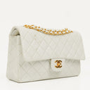 Chanel Medium Classic Quilted Lambskin Double Flap Bag With 24K Gold-Plated Hardware