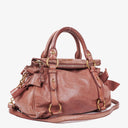 Miu Miu Vitello Bow Satchel Bag