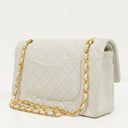 Chanel Medium Classic Quilted Lambskin Double Flap Bag With 24K Gold-Plated Hardware