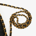 Chanel Medium Vintage Classic Double Flap Bag in Quilted Black Lambskin with 24K Gold-Plated Hardware