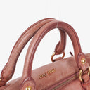 Miu Miu Vitello Bow Satchel Bag