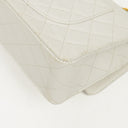 Chanel Medium Classic Quilted Lambskin Double Flap Bag With 24K Gold-Plated Hardware