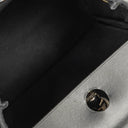 Hermes Herbag PM Vache Hunter Noir Canvas 2 Way With Palladium Hardware
