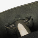 Hermes Herbag PM Vache Hunter Noir Canvas 2 Way With Palladium Hardware