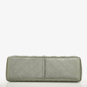 Chanel Classic Metallic Green Quilted Lambskin Jumbo Double Flap Bag