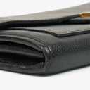 Louis Vuitton Black Leather LockMe Wallet