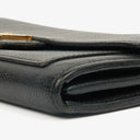 Louis Vuitton Black Leather LockMe Wallet
