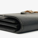Louis Vuitton Black Leather LockMe Wallet