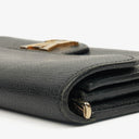 Louis Vuitton Black Leather LockMe Wallet