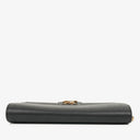 Louis Vuitton Black Leather LockMe Wallet