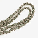 Chanel Classic Metallic Green Quilted Lambskin Jumbo Double Flap Bag