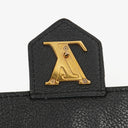 Louis Vuitton Black Leather LockMe Wallet