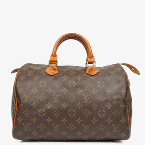 Louis Vuitton Malletier Speedy 30 Monogram Canvas Handbag