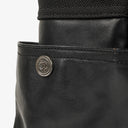 Chanel Paris-Biarritz Black Quilted Coated Canvas Grand Shopping Tote Bag