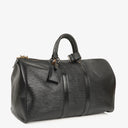 Louis Vuitton Keepall 45 Black EPI Leather Travel Bag