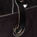 Chanel Paris-Biarritz Black Quilted Coated Canvas Grand Shopping Tote Bag