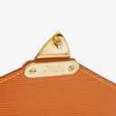 Louis Vuitton Pochette Sellier Dragonne Cognac Epi Clutch