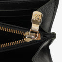 Louis Vuitton Black Leather LockMe Wallet
