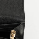 Louis Vuitton Black Leather LockMe Wallet