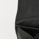 Louis Vuitton Black Leather LockMe Wallet