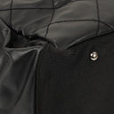 Chanel Paris-Biarritz Black Quilted Coated Canvas Grand Shopping Tote Bag