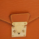 Louis Vuitton Pochette Sellier Dragonne Cognac Epi Clutch