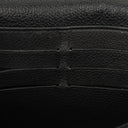 Louis Vuitton Black Leather LockMe Wallet