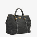 Prada Tessuto Nylon and Leather Tote Bag