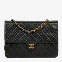 Chanel Classic Single Flap Bag Quilted Lambskin With 24K Gold-Plated Hardware