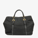 Prada Tessuto Nylon and Leather Tote Bag